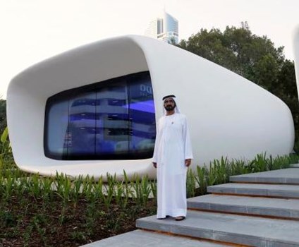افتتاح اولین ساختمان اداری چاپ شده سه بعدی جهان در دوبی 