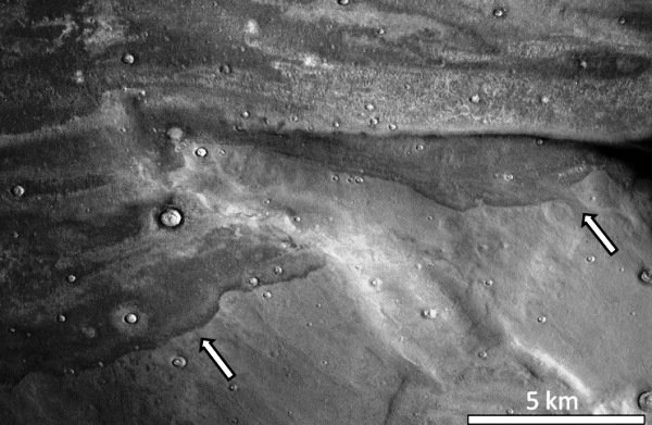 مریخ از عصر یخبندان خارج می شود