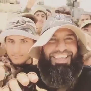 فیلم / پیام پیروزی ابو عزرائیل از فلوجه به زبان فارسی!