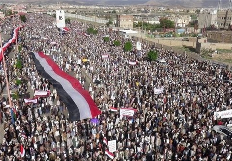 خشم مردم یمن به محاصره آمریکایی سعودی