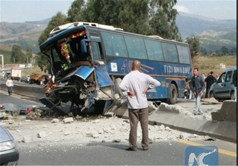 تصادف مرگبار در الجزایر + ۳۳ کشته و ۲۲ زخمی 