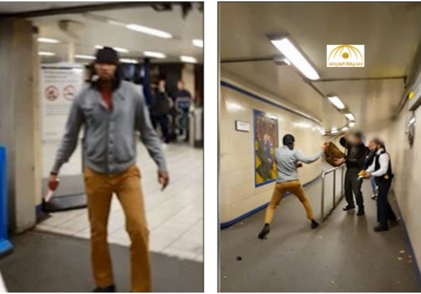 حملۀ یک داعشی به مسافران متروی لندن! + فیلم