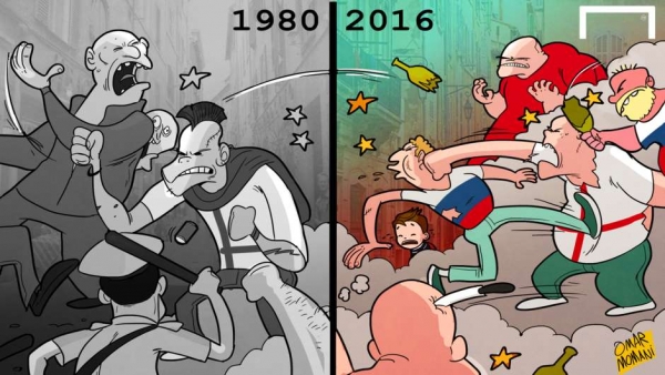 هولیگانیسم از گذشته تا به امروز + کارتون