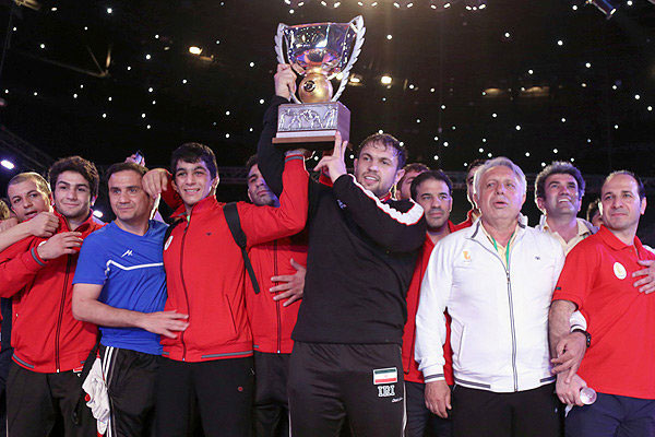 تیم ملی کشتی آزاد ایران برای پنجمین بار قهرمان جهان شد