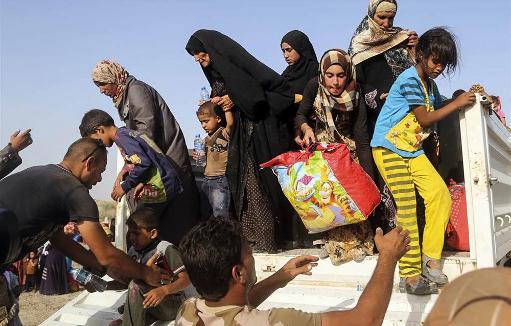 خروج بیش از ۷ هزار عراقی از فلوجه طی روزهای گذشته  