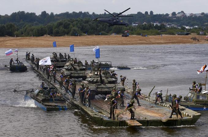 سرعت ارتش ‫‏روسیه‬ در ساخت یک پل! + فیلم
