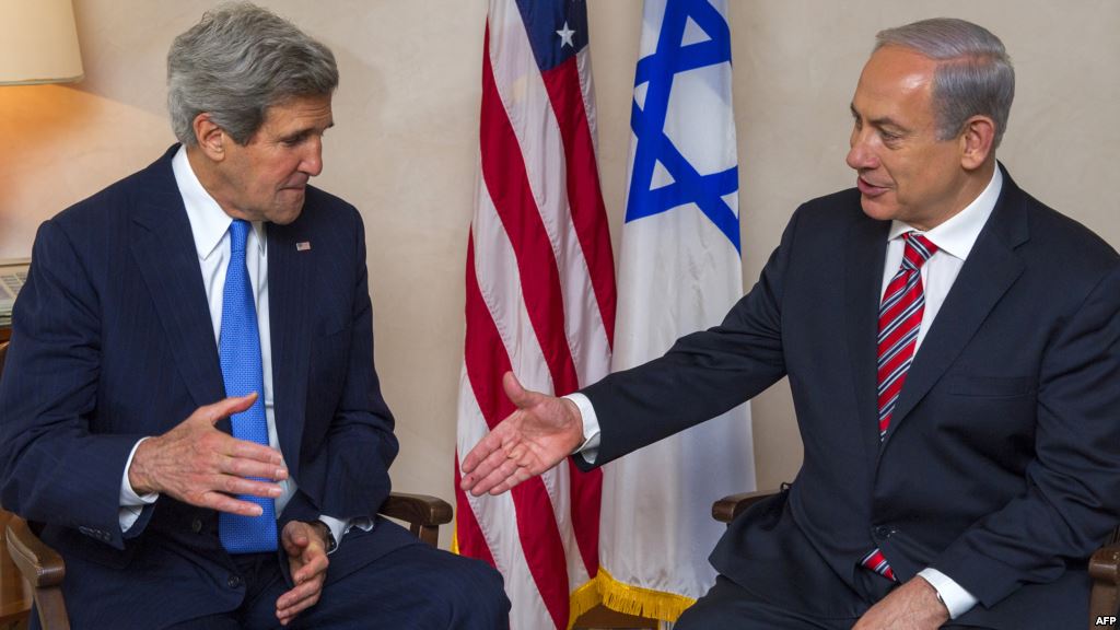 کری و نتانیاهو با محور «طرح سازش عربی» دیدار می‌کنند  
