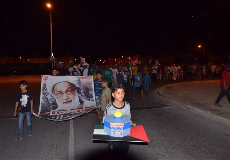 بحرین، تظاهرات در سحرگاه روز قدس + تصاویر