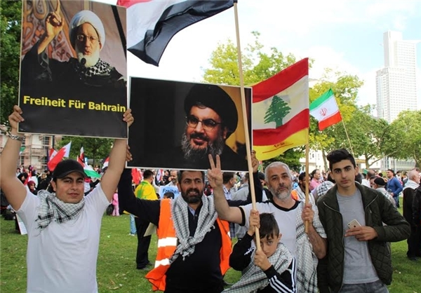 تظاهرات ضدصهیونیستی در محل موزه هولوکاست آلمان + تصاویر