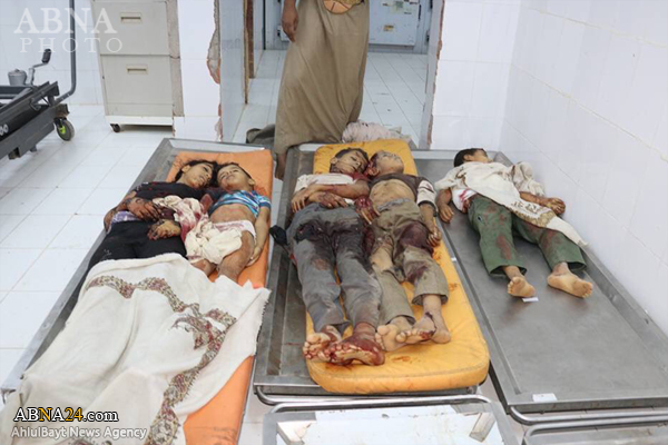 شهادت ۷ کودک بی‌گناه در حمله خمپاره‌ای مزدوران سعودی + تصاویر