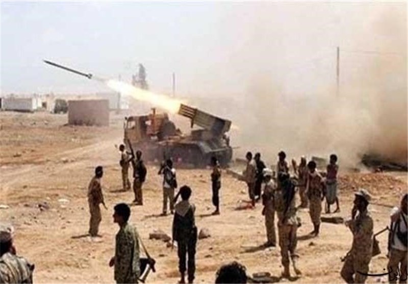 ارتش یمن یک پهپاد سعودی را هدف قرار داد