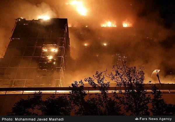 آتش‌سوزی برج سلمان هیچ ارتباطی با اقدامات تروریستی نداشت/ تلاش مجاهدانه بیش از ۲۰۰ آتش‌نشان