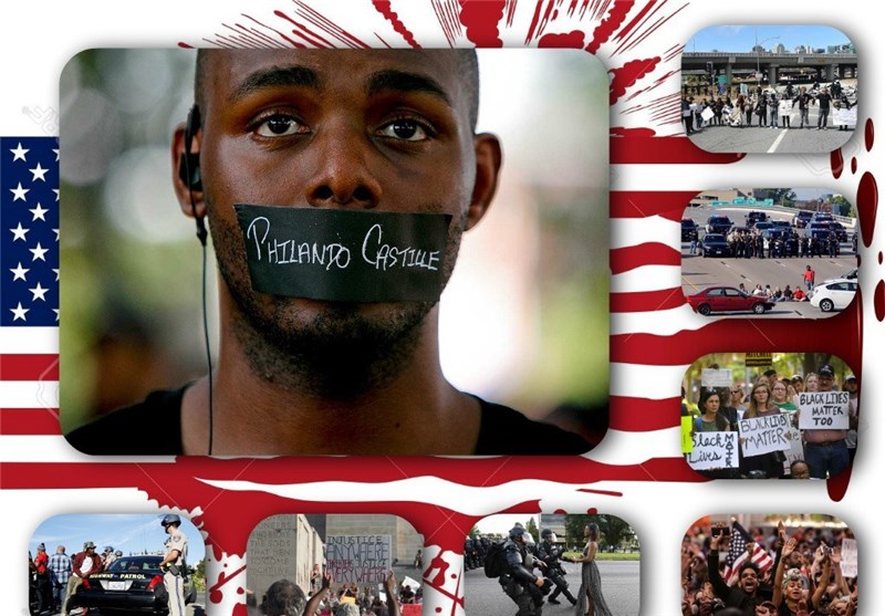 تظاهرات علیه کشتار سیاهپوستان در ۷۰ شهر آمریکا + تصاویر 