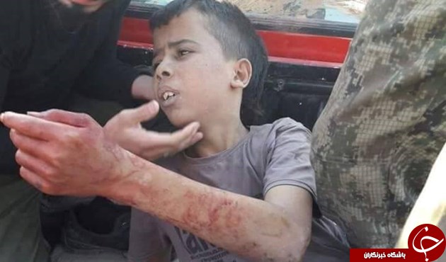 جنایت هولناک ارتش آزاد سوریه در سر بریدن یک کودک فلسطینی+ تصاویر
