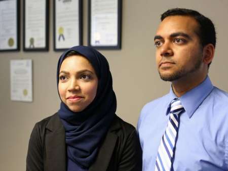 یک شرکت آمریکایی زوج مسلمان را از هواپیما پیاده کرد