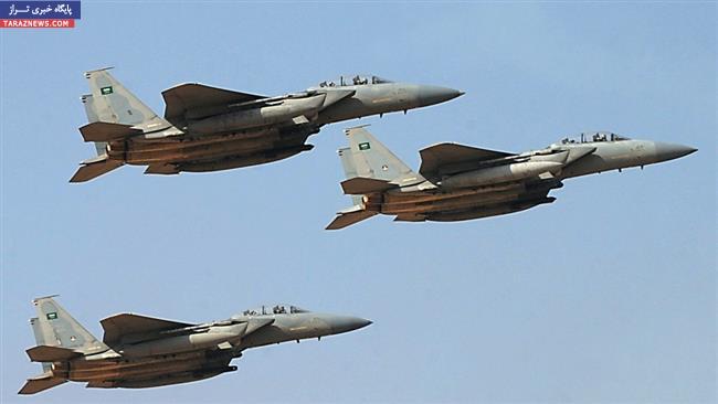 ترافیک جنگنده‌های سعودی در آسمان یمن!