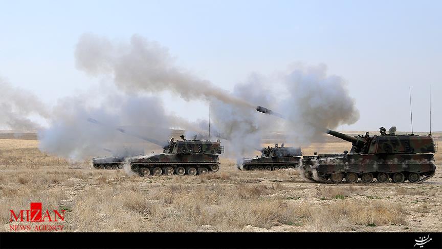 ارتش ترکیه ۴۰ خمپاره به سمت مواضع داعش در سوریه شلیک کرد