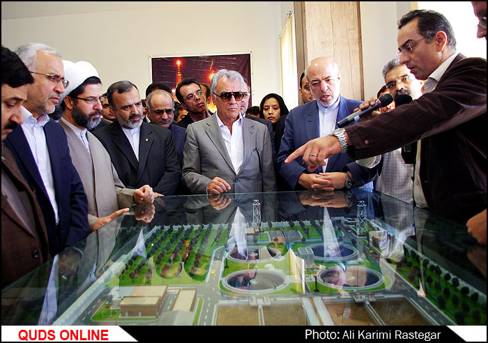  مراسم افتتاح تصفیه خانه فاضلاب توسط وزیر نیرو در مشهد/گزارش تصویری