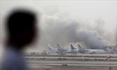 هواپیما در فرودگاه کراچی آتش گرفت