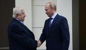 پوتین برای اولین بار از زمان بحران سوریه با معلم دیدار کرد/تاکید مسکو بر حمایت از دمشق