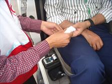 انجام 40 هزار تست قند خون و فشار خون برای مسافران نوروزی توسط جوانان هلال احمر استان یزد