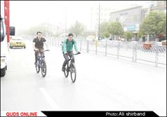 ریزگرد و آلودگی ناگهانی هوای مشهد/گزارش تصویری