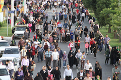 همایش پیاده روی خانوادگی در تربت حیدریه برگزار شد