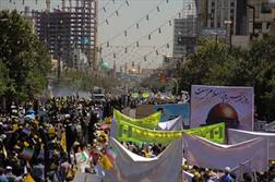 راهپیمایی روز قدس مشهد پر شور و نشاط تر از همیشه