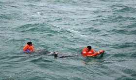 کشتی ایرانی در خزر غرق شد