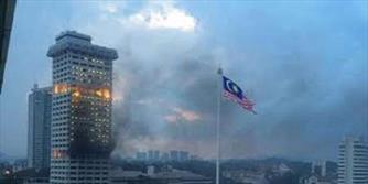 گسترش شایعه سوختن اسناد فساد مالی مالزی در آتش سوزی ساختمان مرکزی پلیس