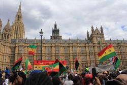 برگزاری راهپیمایی 'غرامت' درلندن به مناسبت سالگرد لغو برده داری در انگلستان
