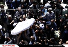 تشییع و تدفین پیکر ۲ شهید غواص در حوزه هنری / گزارش تصویری