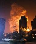 انفجار مهیب در شهر «تیانجین» چین با ۱۷ کشته و صدها زخمی 