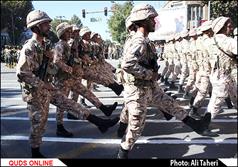 مراسم رژه نیروهای مسلح در نیشابور / گزارش تصویری