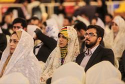 جشن ازدواج ۵۰ زوج دانشجو در دانشگاه آزاد خرم آباد برگزار شد