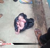 لحظه‌های تکان‌دهنده کشف یک نوزاد در کیسه زباله! + فیلم و عکس