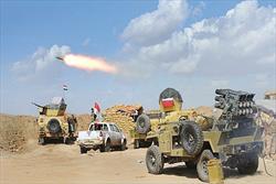 محاصره نیروهای تکفیری داعش در الرمادی