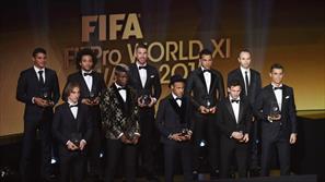تیم منتخب سال ۲۰۱۵ فوتبال جهان اعلام شد