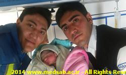 نوزاد پسر سبزواری،  آمبولانس اورژانس ۱۱۵ را برای تولد انتخاب کرد