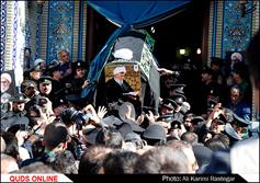 مراسم تشییع پیکر مطهر آیت الله واعظ طبسی در مشهد/گزارش تصویری۲ 