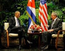 همکاری بر سر حقوق بشر و لغو تحر‌یم‌ها،‌ محور دیدار  اوباما و کاسترو