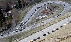 رشد بار ترافیکی جاده‌های منتهی به کلانشهر‌ها/ترافیک ۴ محور شمالی نیمه سنگین