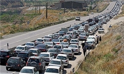 ترافیک در تهران-کرج و کرج-قزوین نیمه سنگین است