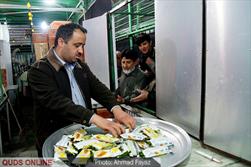 ایجاد ایستگاه های پذیرایی از زائران پیاده دهه کرامت درورودی مشهد