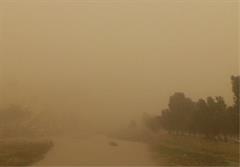 نخستین گردوغبار در سال ۹۵، شهرهای جنوبی خوزستان را به تعطیلی کشاند