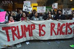 تظاهرات ضد ترامپ در نیویورک!