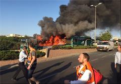 انفجار اتوبوس در قدس اشغالی + تصاویر