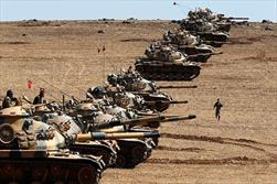 عملیات زمینی ارتش ترکیه در نزدیکی موصل