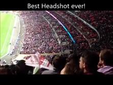 فیلم / دقیق ترین پرتاب موشک کاغذی در ورزشگاه فوتبال