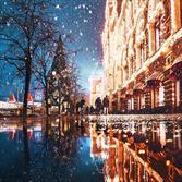 پایتخت روسیه غرق در نور